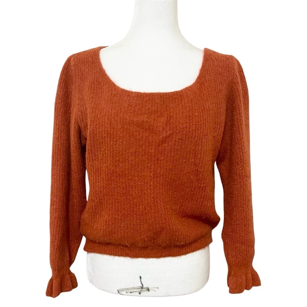 La Petit Maille FRNCH Burnt Orange Wool Blend Sweater S/M